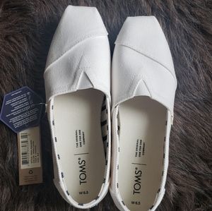 Alpargata white canvas Tom's